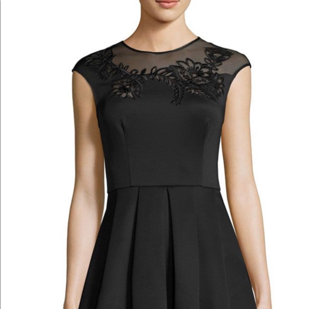 Ted Baker Dollii Embroidered Skater Dress - size 4